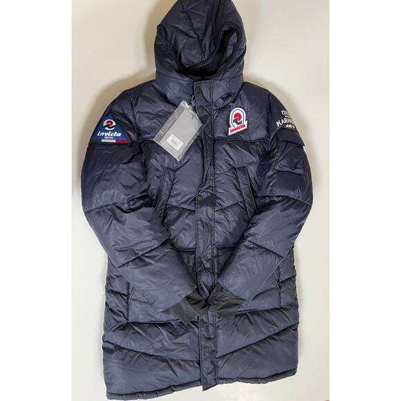 Invicta Karakorum Long Parka with Hood Navy Men's Jacket 4432362U-1076 XL - Picture 3 of 12